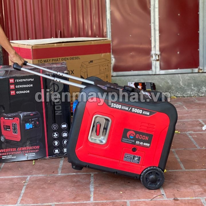 Máy phát điện chạy xăng EDON 5KW ED-IG-6000 siêu cách âm
