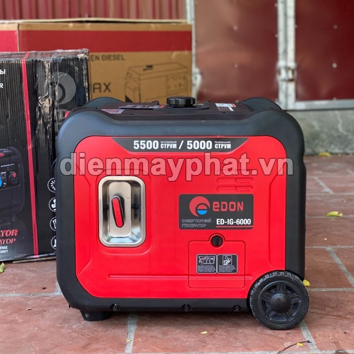 Máy phát điện chạy xăng EDON 5KW ED-IG-6000 siêu cách âm