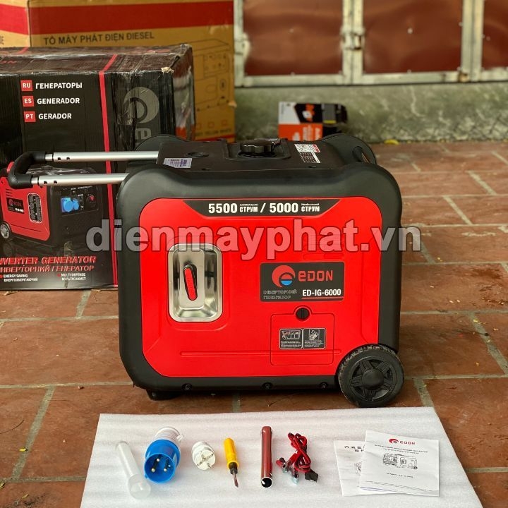 Máy phát điện chạy xăng EDON 5KW ED-IG-6000 siêu cách âm