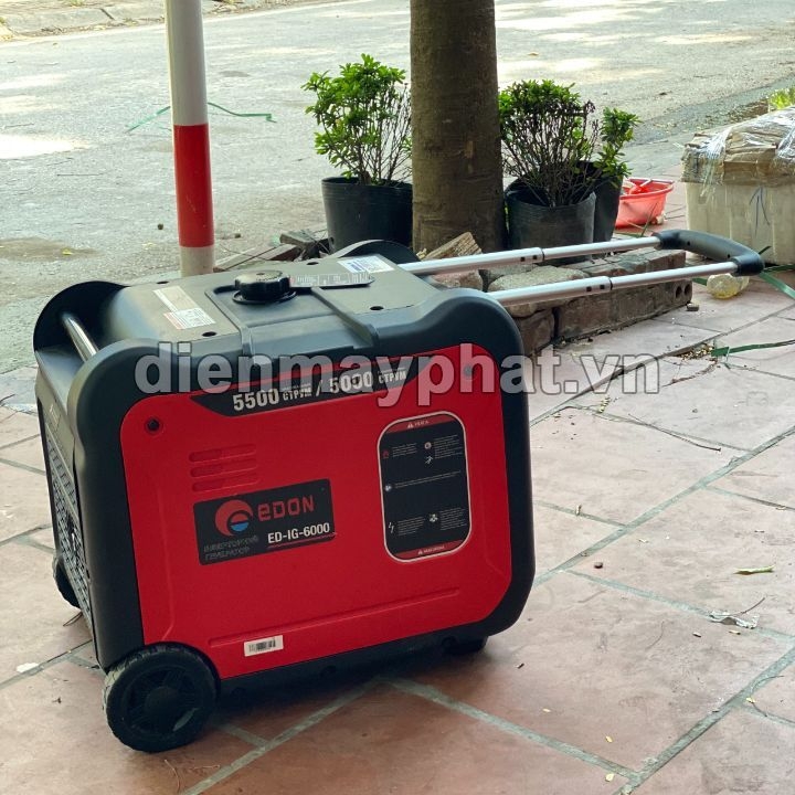 Máy phát điện chạy xăng EDON 5KW ED-IG-6000 siêu cách âm