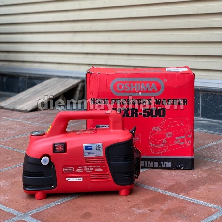 Máy Rửa Xe Mini Gia Đình Oshima 2500W MXR-500