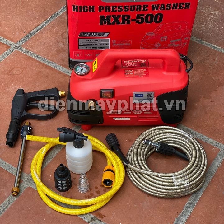 Máy Rửa Xe Mini Gia Đình Oshima 2500W MXR-500
