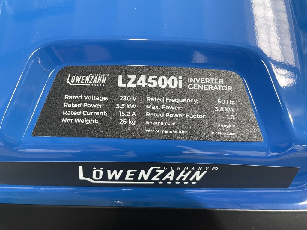 Máy Phát Điện Chạy Xăng 3.5Kw Lowenzahn LZ4500i Inverter
