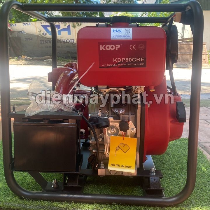 Máy Bơm Nước Chạy Dầu Cao Áp Koop 6.6Kw KDP80CBE