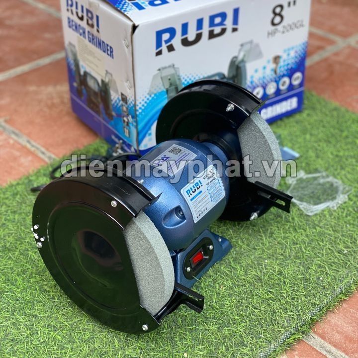 Máy Mài Hai Đá 1/2HP Rubi HP-200GL