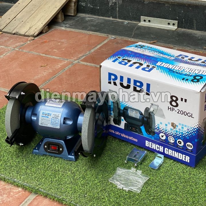 Máy Mài Hai Đá 1/2HP Rubi HP-200GL