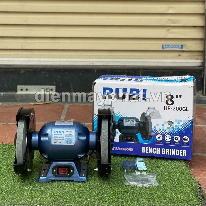 Máy Mài Hai Đá 1/2HP Rubi HP-200GL