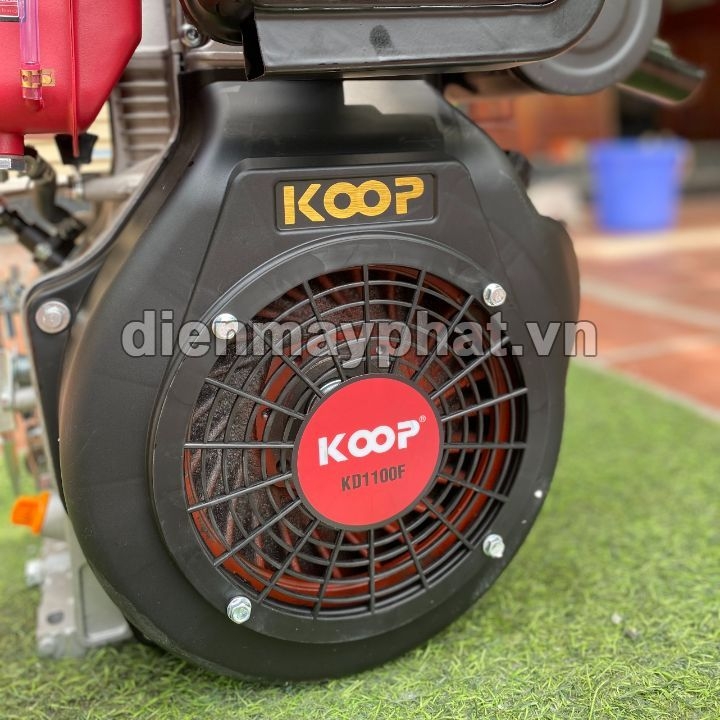 Máy nổ chạy dầu KOOP 14HP KD1100F có đề