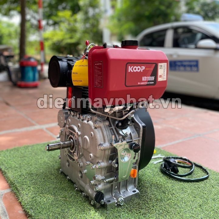 Máy nổ chạy dầu KOOP 14HP KD1100F có đề