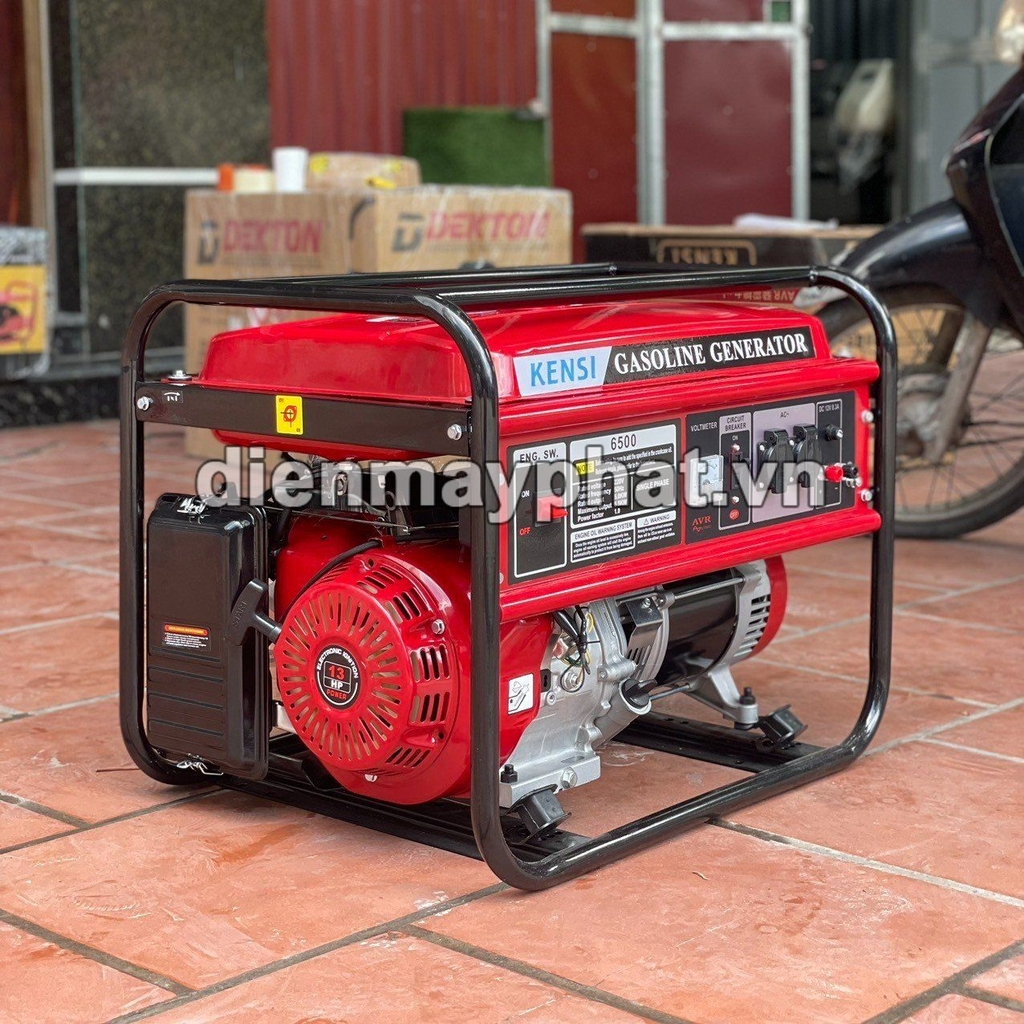 Máy Phát Điện Chạy Xăng Kensi 5Kw 6500