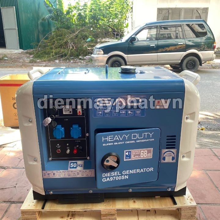 Máy Phát Điện Chạy Dầu 7Kw GAO GA9700SN Siêu Cách Âm