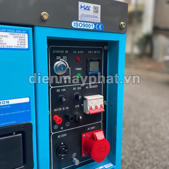 Máy phát điện chạy dầu YAMANISAN 7KW YM9700T/Y 3 pha