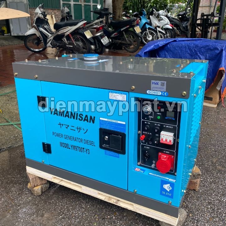 Máy phát điện chạy dầu YAMANISAN 7KW YM9700T/Y 3 pha