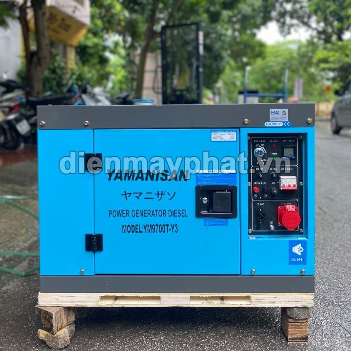 Máy phát điện chạy dầu YAMANISAN 7KW YM9700T/Y 3 pha