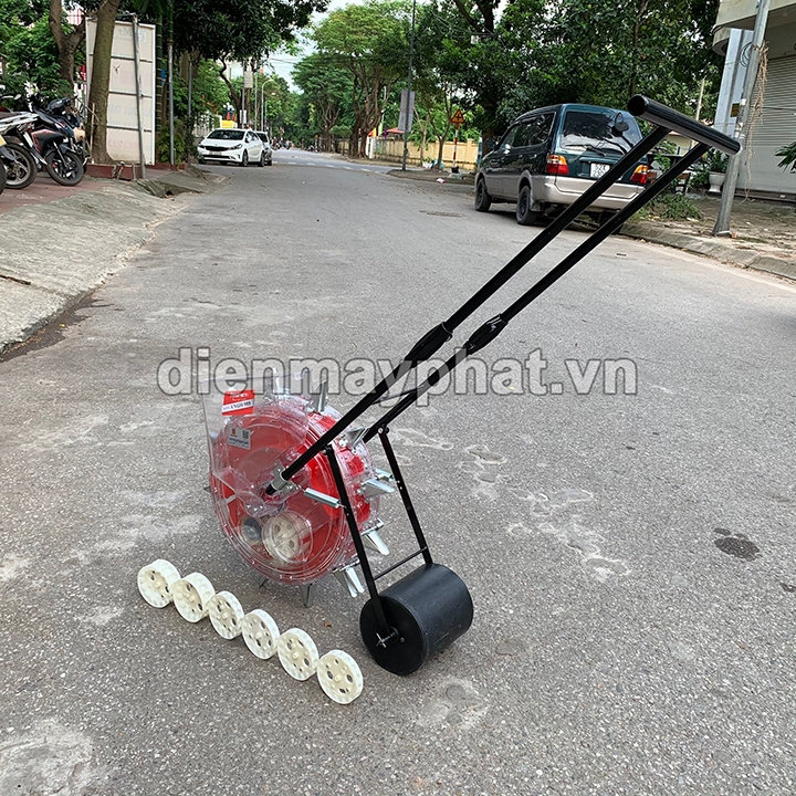 Máy gieo ngô, trồng lạc, gieo thóc lúa nương 12 mỏ Vinafarm VNGH-989