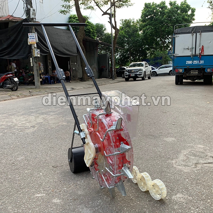 Máy gieo ngô, trồng lạc, gieo thóc lúa nương 12 mỏ Vinafarm VNGH-989
