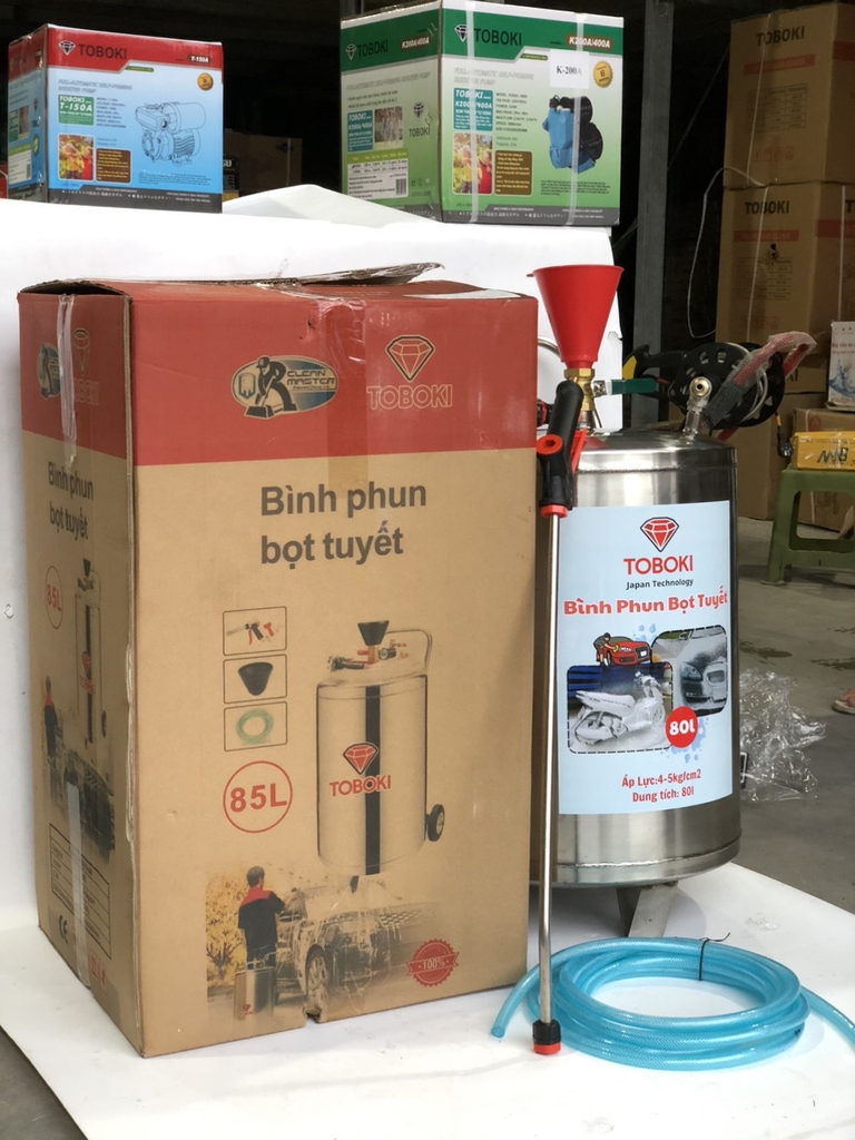 Bình Phun Bọt Tuyết Inox 85L Toboki BB-85L