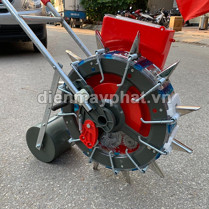 Máy gieo ngô, trồng lạc, tỉa bắp, gieo thóc lúa nương 12 mỏ Vinafarm VNSM-2312