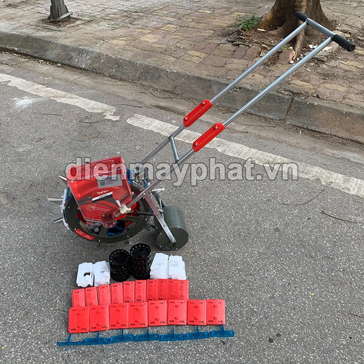 Máy gieo ngô, trồng lạc, tỉa bắp, gieo thóc lúa nương 12 mỏ Vinafarm VNSM-2312