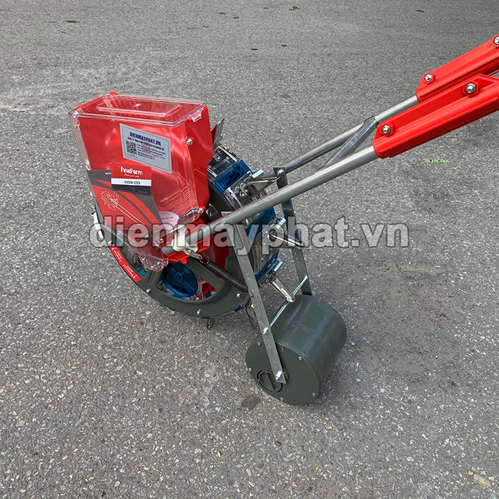 Máy gieo ngô, trồng lạc, tỉa bắp, gieo thóc lúa nương 12 mỏ Vinafarm VNSM-2312
