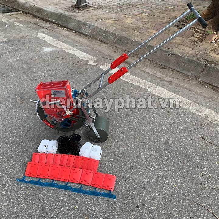 Máy gieo ngô, trồng lạc, tỉa bắp, gieo thóc lúa nương 12 mỏ Vinafarm VNSM-2312