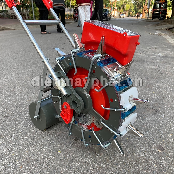 Máy gieo ngô, trồng lạc, tỉa bắp, gieo thóc lúa nương 12 mỏ Vinafarm VNSM-2312