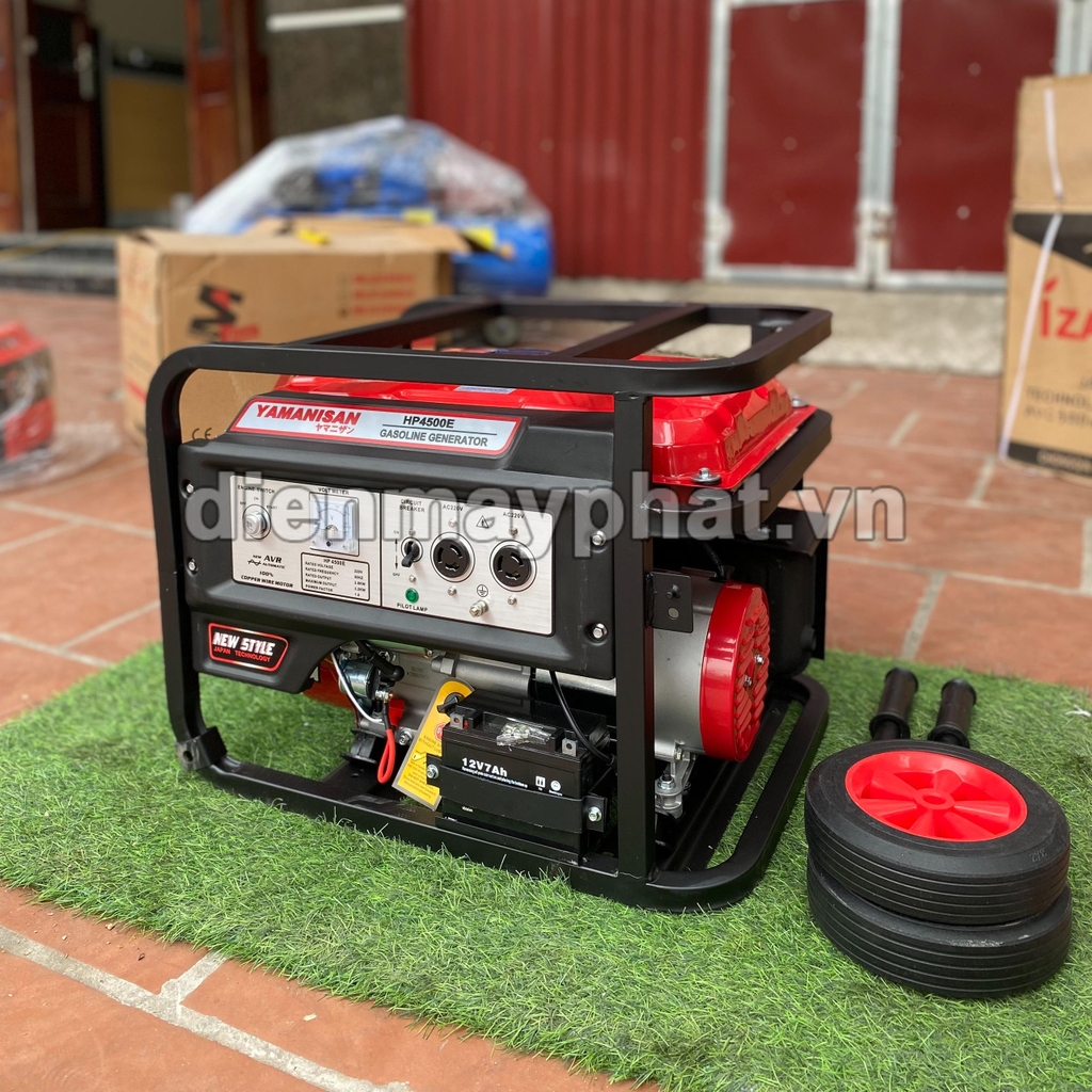 Máy phát điện chạy xăng YAMANISAN 3KW HP4500E