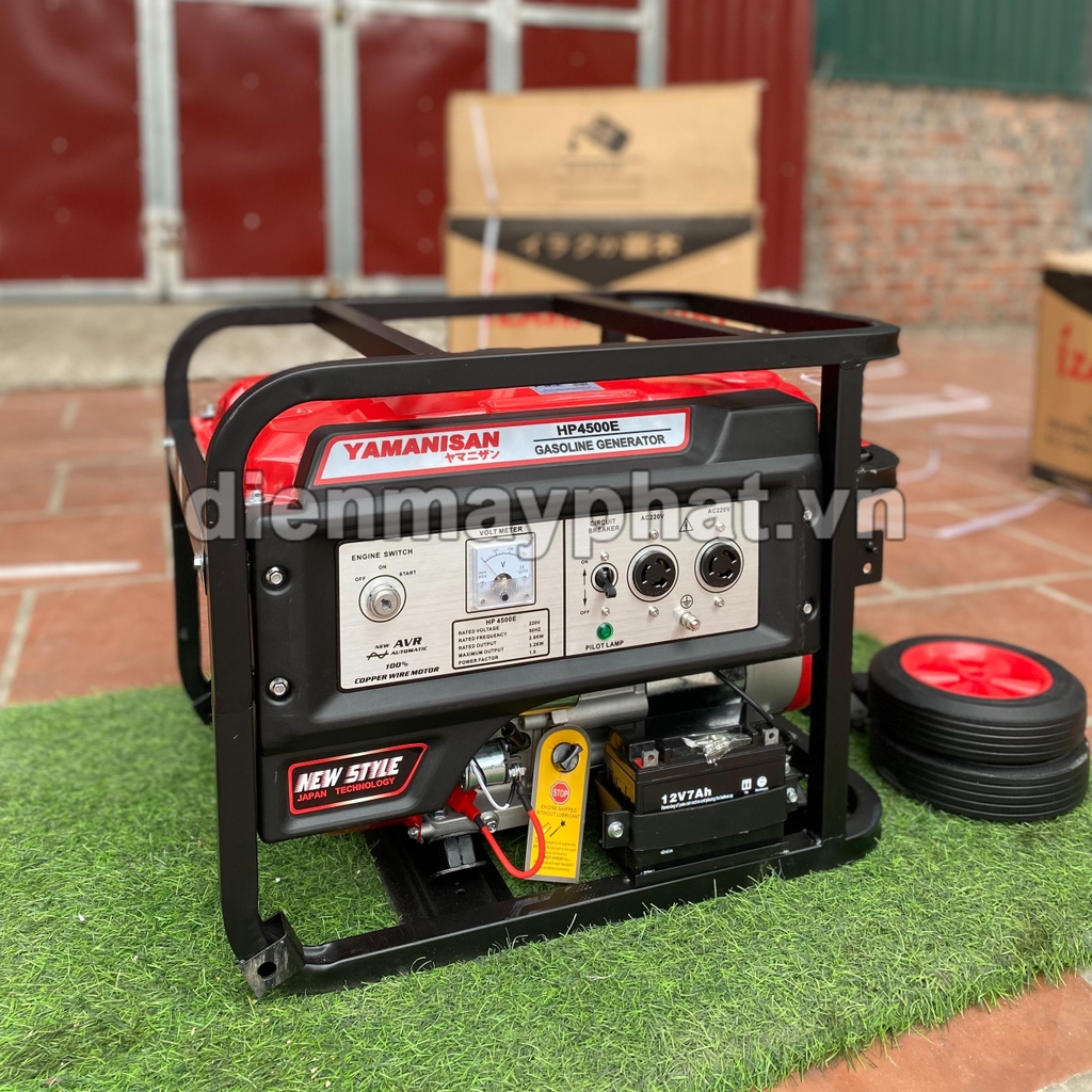 Máy phát điện chạy xăng YAMANISAN 3KW HP4500E