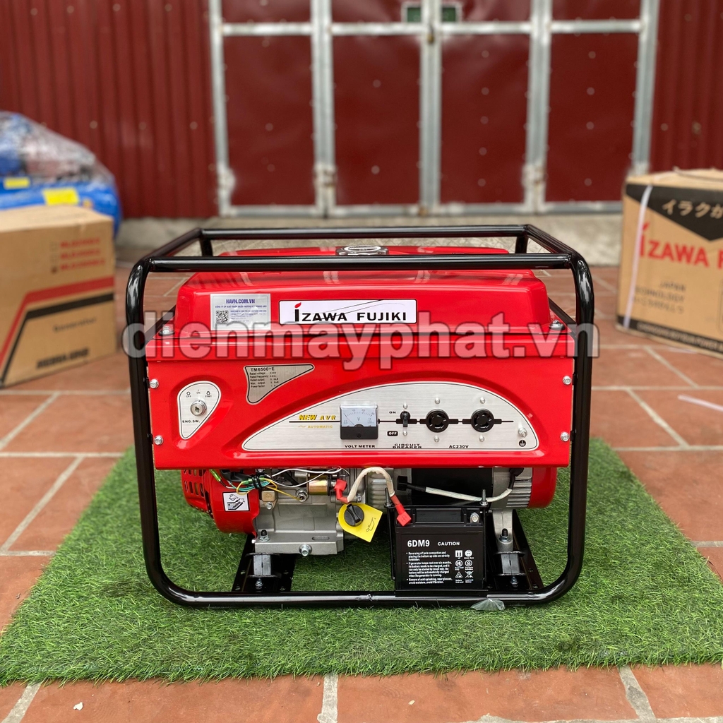 Máy phát điện chạy xăng IZAWA FUJIKI 5KW TM6500E đề