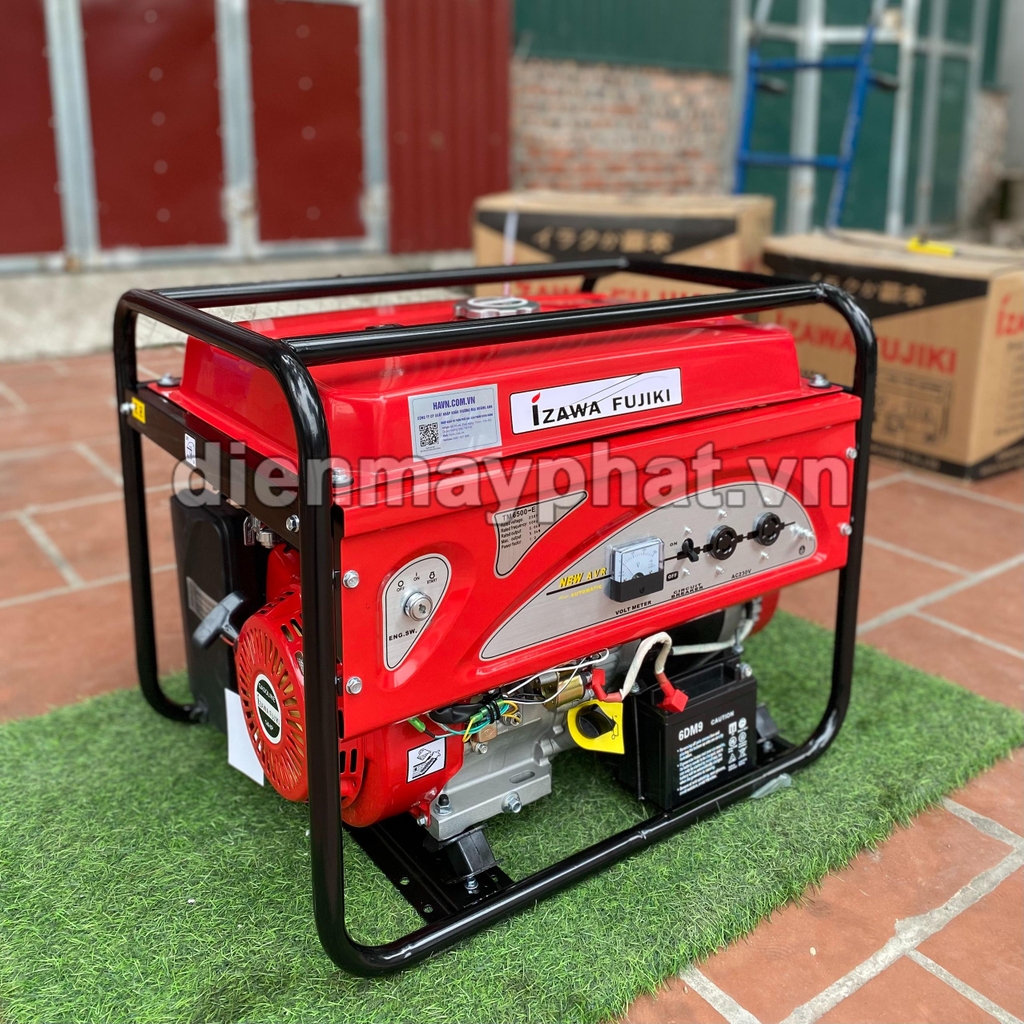 Máy phát điện chạy xăng IZAWA FUJIKI 5KW TM6500E đề
