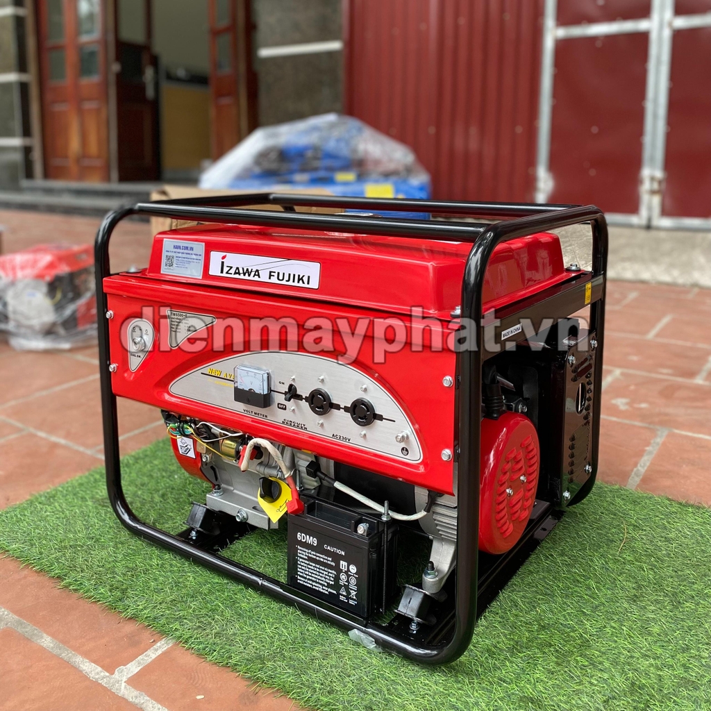 Máy phát điện chạy xăng IZAWA FUJIKI 5KW TM6500E đề
