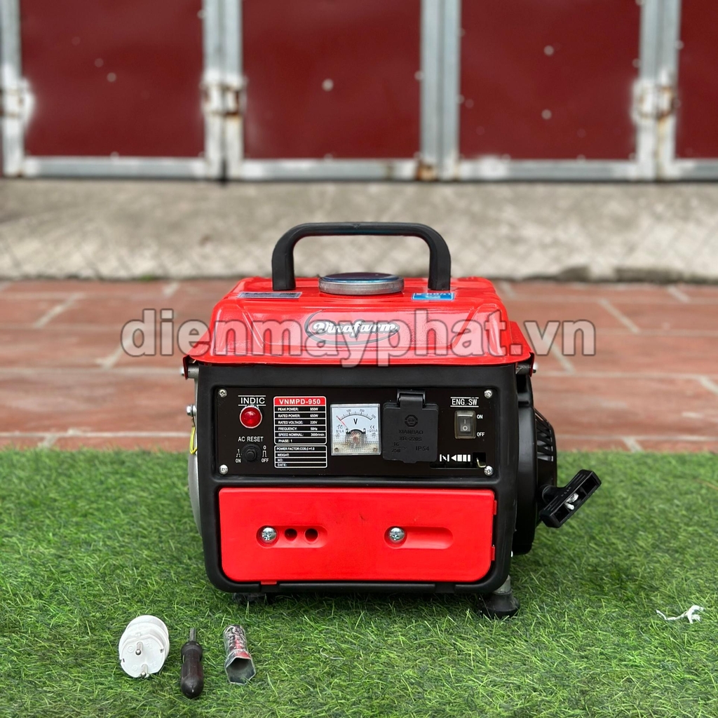 Máy phát điện mini chạy xăng 2 thì VINAFARM 1KW VNMPD 950