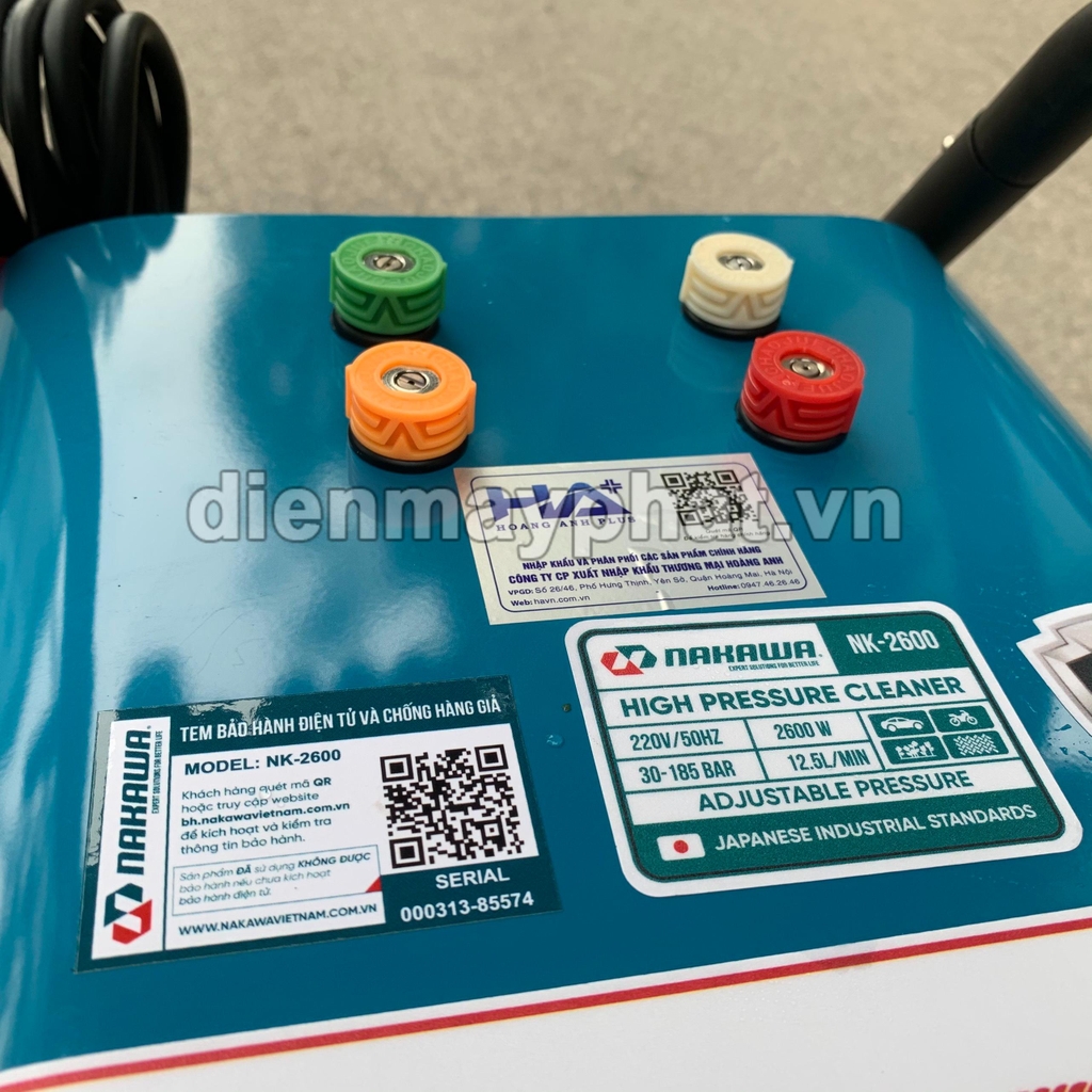 Máy phun áp lực cao NAKAWA NK-2600 2600W