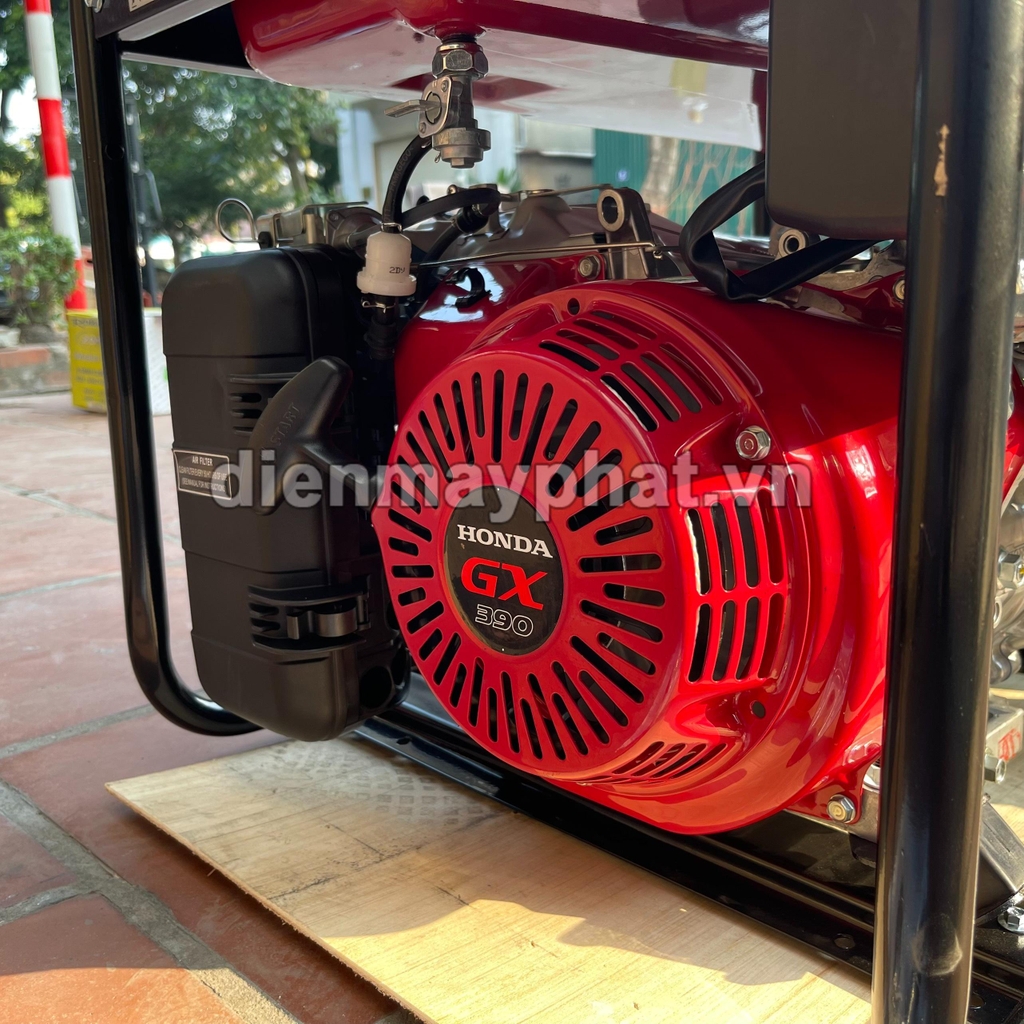Máy Phát Điện Chạy Xăng Honda Kyo Power 5Kw THG6500EXS Đề
