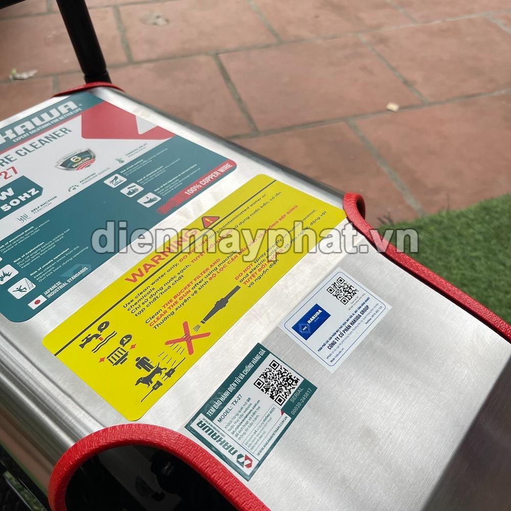 Máy rửa xe cao áp NAKAWA 2.7KW TX-27
