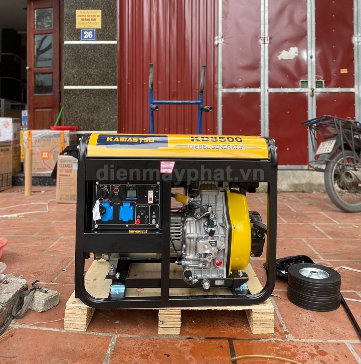 Máy phát điện chạy dầu Kamastsu 7KW KD8500 đề nổ