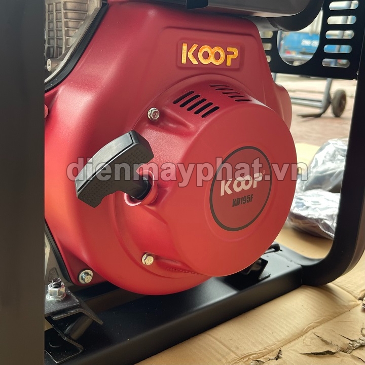 Máy phát điện chạy dầu KOOP 7KW KDF9500XE đề