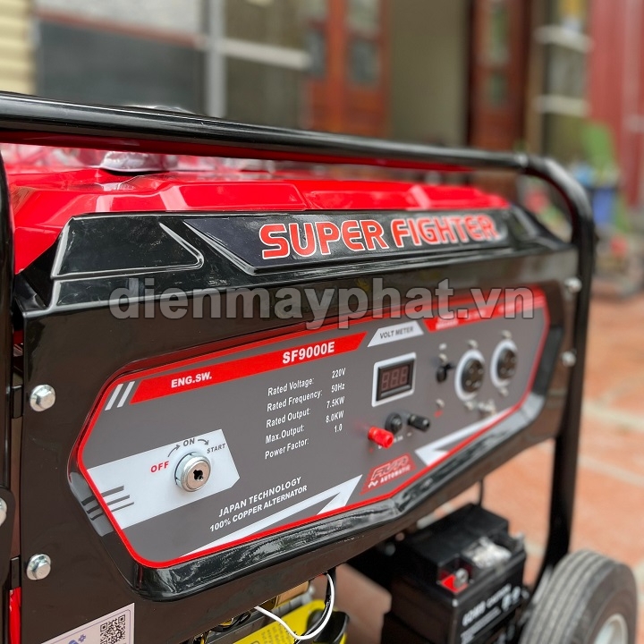 Máy phát điện chạy xăng SUPER FIGHTER 8KW SF9000E đề