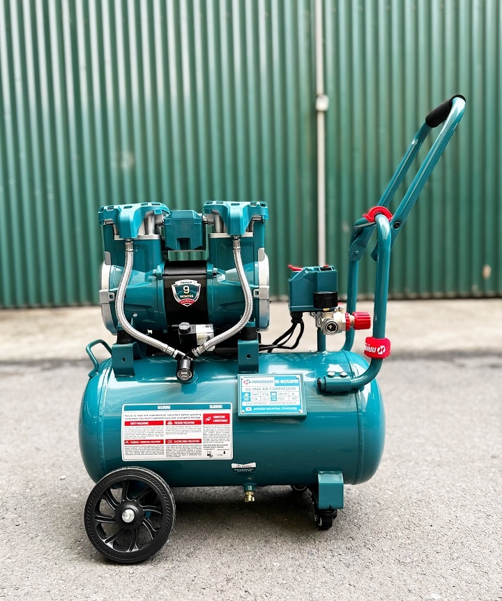 Máy nén khí không dầu NAKAWA 1875W NKBH2530PRO 30L