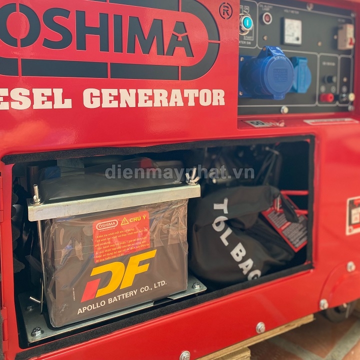 Máy Phát Điện Chạy Dầu Oshima 7Kw OS-8500