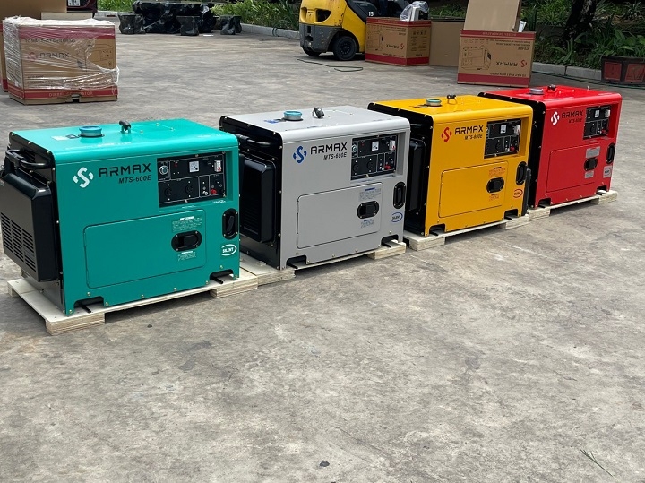 Máy phát điện chạy dầu 6KW ARMAX MTS-750E