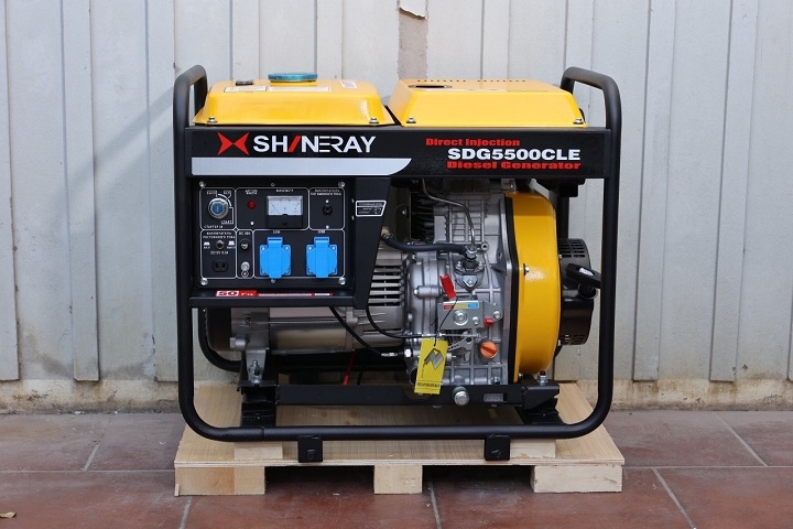 Máy phát điện chạy dầu gia đình SHINERAY 5KW SDG5500CLE