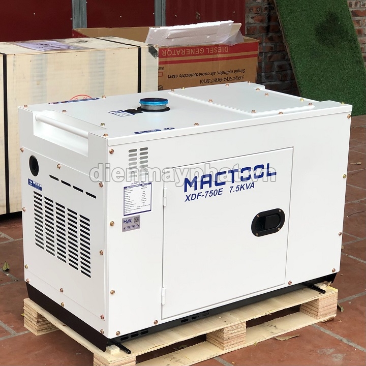 Máy Phát Điện Chạy Dầu Mactool 7.5KVA XDF-750E