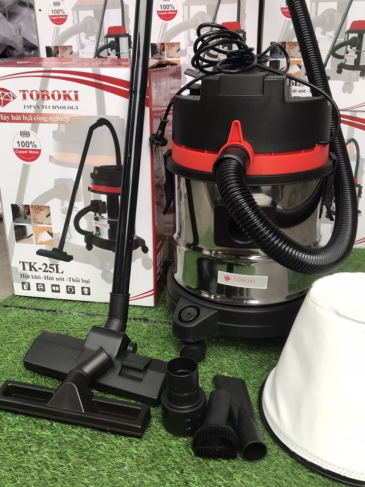 Máy hút bụi TOBOKI 1550W 16 Lít TK-16L khô ướt, thổi bụi