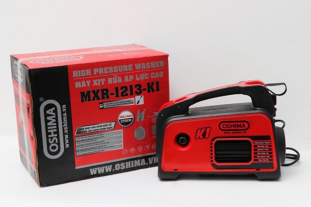 Máy Rửa Xe Mini Gia Đình Oshima 2700W MRX-1213-K1