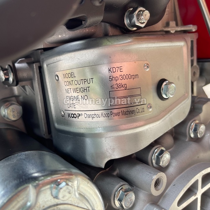 Máy nổ chạy dầu EVO 5HP KD7E có đề