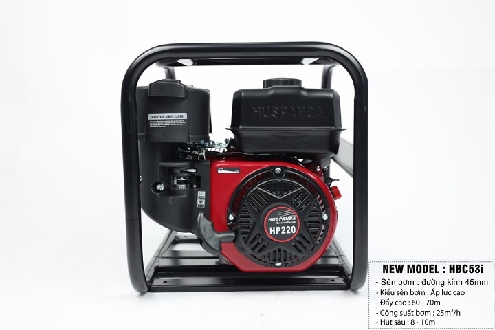 Máy Bơm Nước Cứu Hỏa Chạy Xăng Huspanda 7.5HP HBC 53I