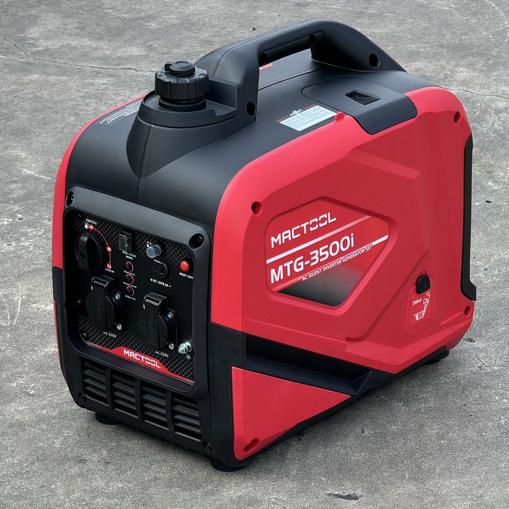 Máy phát điện chạy xăng 3KW inverter Mactool MTG-3500i siêu cách âm