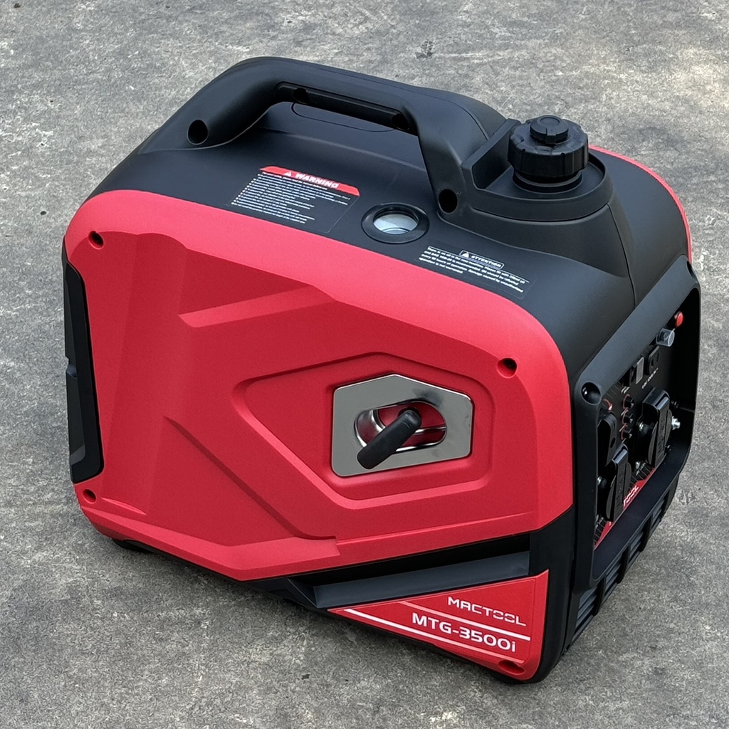 Máy phát điện chạy xăng 3KW inverter Mactool MTG-3500i siêu cách âm