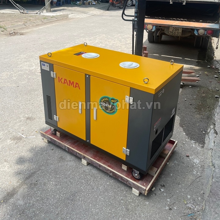 Máy phát điện chạy dầu KAMA 10KW KDE12T 1 pha
